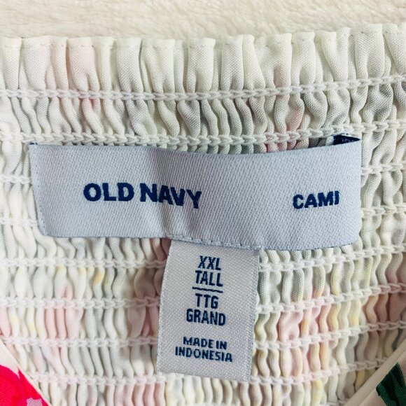 Old Navy White Floral print sleeveless Dress full figure SZ XXL tall  Old Navy - Picture 2 of 16